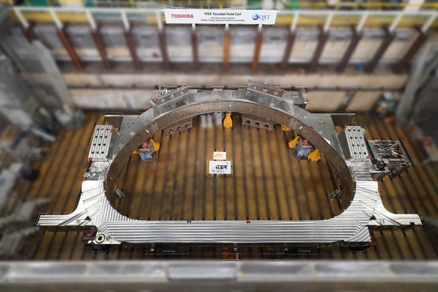 Toshiba Completes its First Manufacturing of One of World's Largest Toroidal Field Coils for ITER